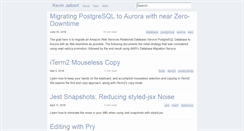 Desktop Screenshot of kevinjalbert.com